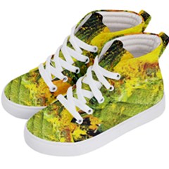 Yellow Chik 5 Kid s Hi-top Skate Sneakers by bestdesignintheworld