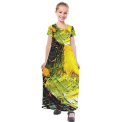 Yellow Chik 5 Kids  Short Sleeve Maxi Dress