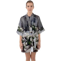 Easter 8 Quarter Sleeve Kimono Robe