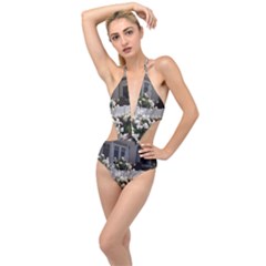 Easter 8 Plunging Cut Out Swimsuit