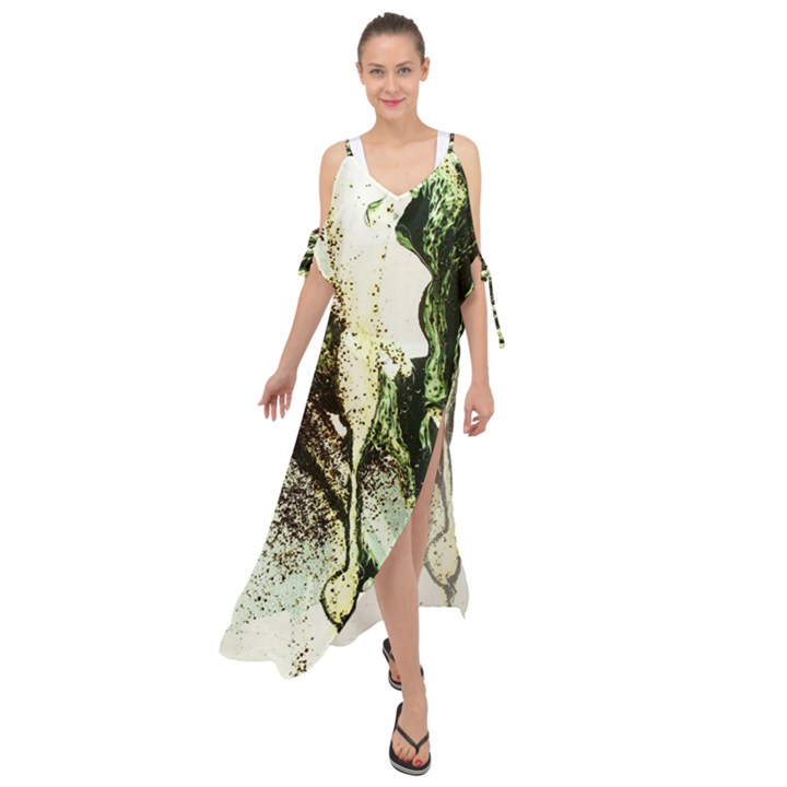 There Is No Promisse Rain 4 Maxi Chiffon Cover Up Dress