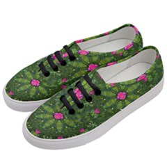 The Most Sacred Lotus Pond  With Bloom    Mandala Women s Classic Low Top Sneakers by pepitasart