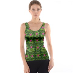 The Most Sacred Lotus Pond With Fantasy Bloom Tank Top