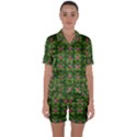 The Most Sacred Lotus Pond With Fantasy Bloom Satin Short Sleeve Pyjamas Set View1