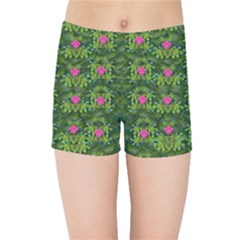 The Most Sacred Lotus Pond With Fantasy Bloom Kids Sports Shorts