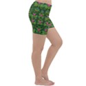 The Most Sacred Lotus Pond With Fantasy Bloom Lightweight Velour Yoga Shorts View3