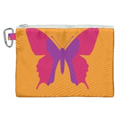 Butterfly Wings Insect Nature Canvas Cosmetic Bag (xl) by Nexatart