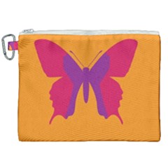 Butterfly Wings Insect Nature Canvas Cosmetic Bag (xxl) by Nexatart