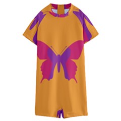 Butterfly Wings Insect Nature Kids  Boyleg Half Suit Swimwear by Nexatart