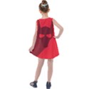 Skull Alien Species Red Character Kids  Summer Dress View2