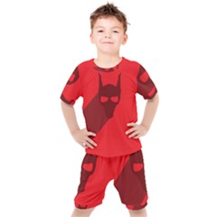 Skull Alien Species Red Character Kid s Set by Nexatart