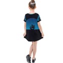 Ship Night Sailing Water Sea Sky Kids  Simple Cotton Dress View2