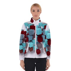 Matrix Network Data Exchange Winter Jacket by Nexatart