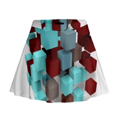 Matrix Network Data Exchange Mini Flare Skirt