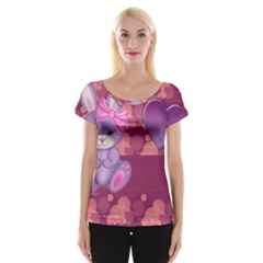 Illustration Love Celebration Cap Sleeve Top by Nexatart