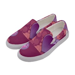 Illustration Love Celebration Women s Canvas Slip Ons