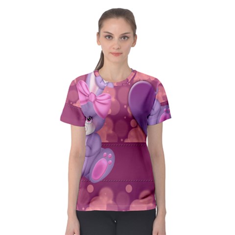 Illustration Love Celebration Women s Sport Mesh Tee by Nexatart