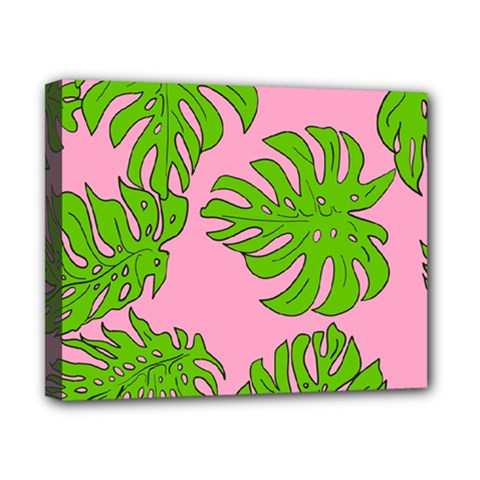 Leaves Tropical Plant Green Garden Canvas 10  X 8  (stretched) by Nexatart