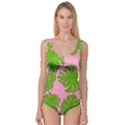 Leaves Tropical Plant Green Garden Princess Tank Leotard  View1