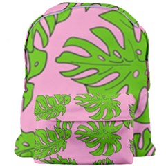 Leaves Tropical Plant Green Garden Giant Full Print Backpack by Nexatart