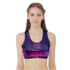 Architecture Home Skyscraper Sports Bra With Border by Nexatart