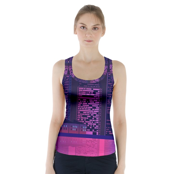 Architecture Home Skyscraper Racer Back Sports Top