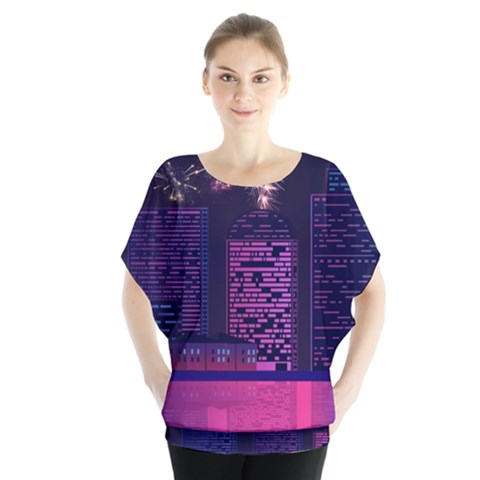 Architecture Home Skyscraper Blouse by Nexatart