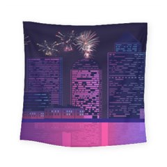 Architecture Home Skyscraper Square Tapestry (small) by Nexatart