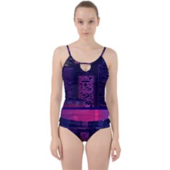 Architecture Home Skyscraper Cut Out Top Tankini Set by Nexatart