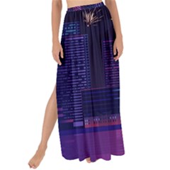 Architecture Home Skyscraper Maxi Chiffon Tie-up Sarong by Nexatart