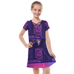 Architecture Home Skyscraper Kids  Cross Web Dress