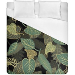 Autumn Fallen Leaves Dried Leaves Duvet Cover (california King Size) by Nexatart