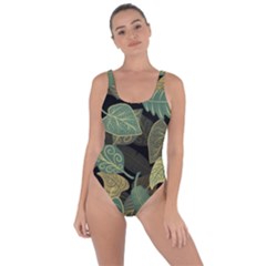 Autumn Fallen Leaves Dried Leaves Bring Sexy Back Swimsuit by Nexatart