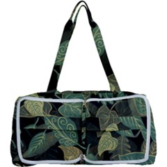 Autumn Fallen Leaves Dried Leaves Multi Function Bag	 by Nexatart