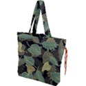 Autumn Fallen Leaves Dried Leaves Drawstring Tote Bag View1