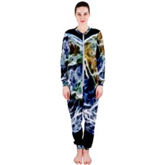 Spherical Science Fractal Planet Onepiece Jumpsuit (ladies)  by Nexatart