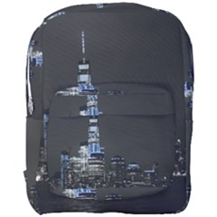 New York Skyline New York City Full Print Backpack by Nexatart