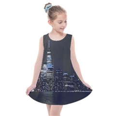 New York Skyline New York City Kids  Summer Dress