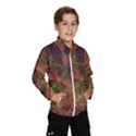 Abstract Colorful Art Design Windbreaker (Kids) View1