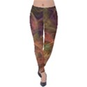 Abstract Colorful Art Design Velvet Leggings View1