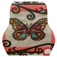 Cross Stitch Butterfly Car Seat Back Cushion 