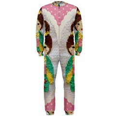 Cross Stitch Kimono Onepiece Jumpsuit (men)  by DeneWestUK