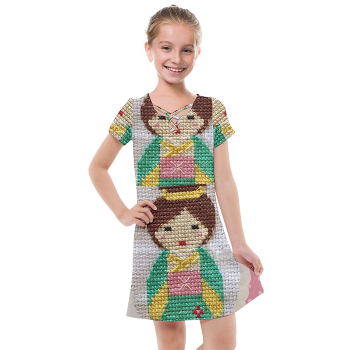 Cross Stitch Kimono Kids  Cross Web Dress