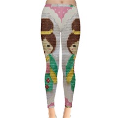 Cross Stitch Kimono Inside Out Leggings