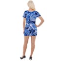 Cold Ice Short Sleeve Asymmetric Mini Dress View2