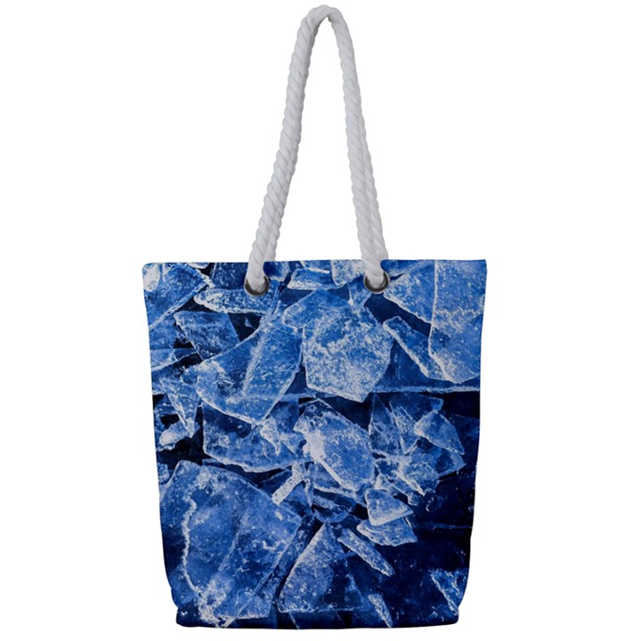 Cold Ice Full Print Rope Handle Tote (Small)