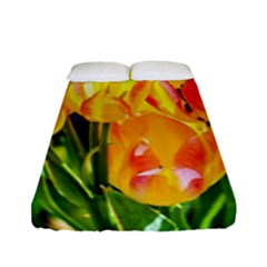 Festival Of Tulip Flowers Fitted Sheet (full/ Double Size) by FunnyCow