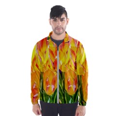 Festival Of Tulip Flowers Windbreaker (men) by FunnyCow