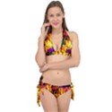 Fancy Tulip Flowers In Spring Tie It Up Bikini Set View1