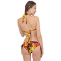 Fancy Tulip Flowers In Spring Tie It Up Bikini Set View2